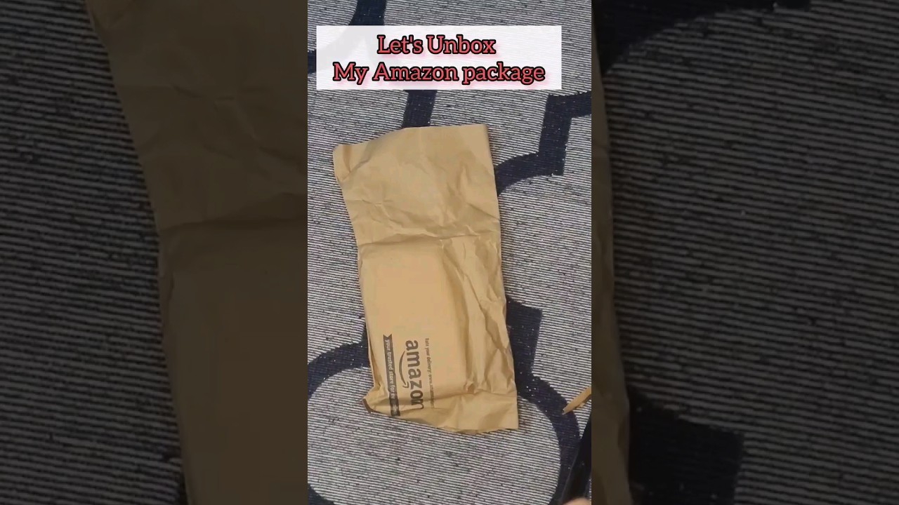 let's Unbox Amazon package 