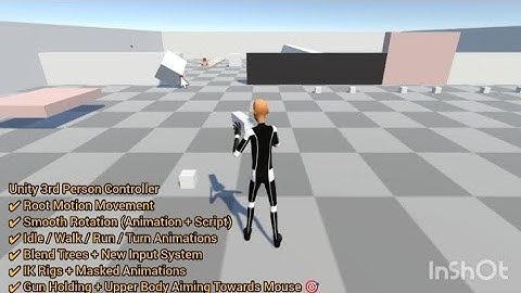 I created Unity Junior Programmer Project – 3rd Person Aiming & Shooting Controller💀🗿