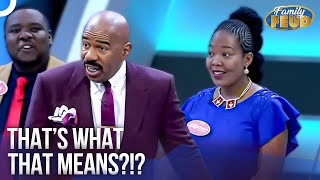 Steve Harvey Learns What A Slay Queen Is Family Feud Clics