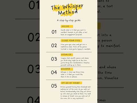 Whisper Technique It Work Magically Affirmations Loa 369 Love Manifestation Energyhealing 