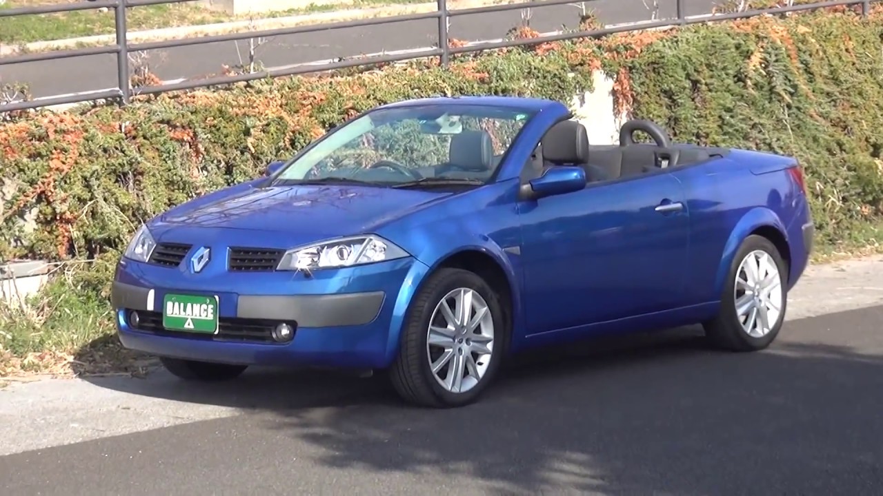 ルノー メガーヌ グラスルーフ カブリオレ 24u10 オープンカー専門店バランス Www Opencar Jp Youtube