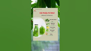 Công thức nước giúp cải thiện trí nhớ #hatix #nuocep #detox