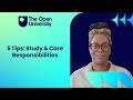 5 Tips for Balancing Studying and Caring Responsibilities | OU Student Advice