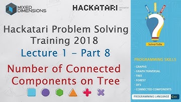 Number of Components in Forest | Hackatari Problem Solving Training 2018 - Day 1 Part 8