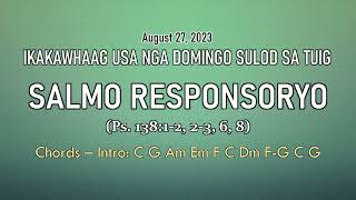 Video thumbnail of "Salmo Responsoryo - August 27, 2023 - with chords"