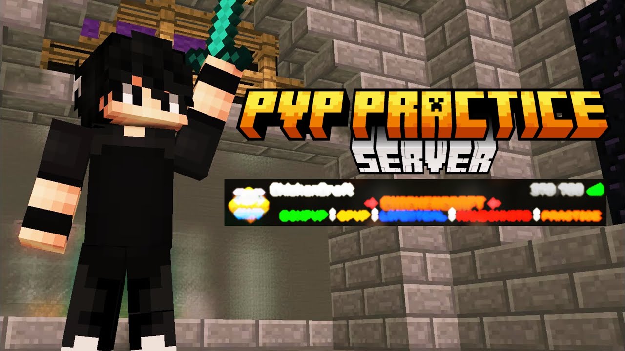 The Best Cracked Minecraft PRACTICE PVP SERVER - YouTube