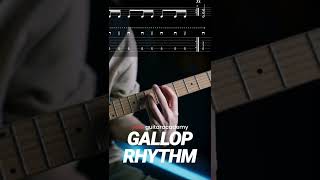 Try This Gallop Rhythm Lick guitarlesson