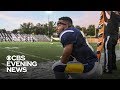 Homeless high school football player earns college scholarship