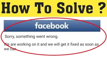 Facebook Sorry There Was A Problem With Your Request Fix
