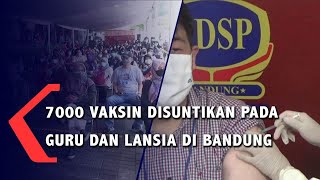 7000 Vaksin Disuntikan Pada Guru Dan Lansia Di Bandung