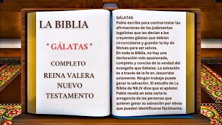 ORIGINAL: LA BIBLIA " GÁLATAS " COMPLETO REINA VALERA NUEVO TESTAMENTO