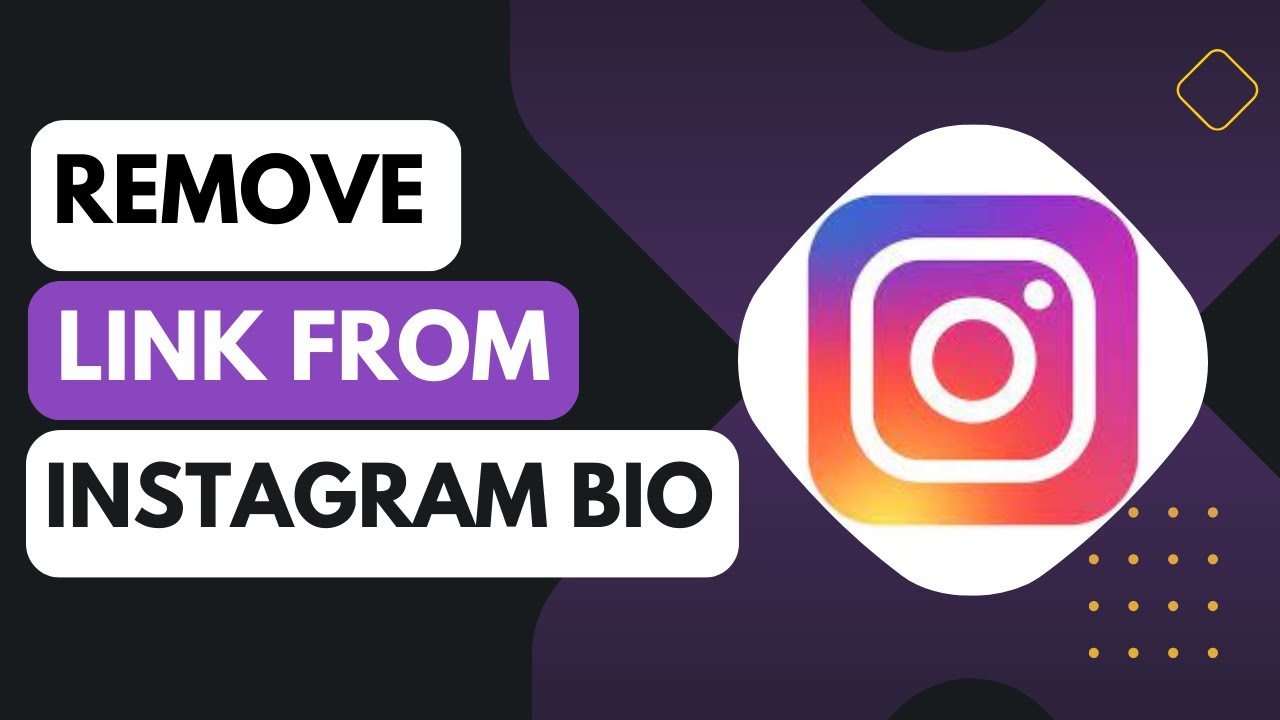 How To Remove Link From Instagram Bio YouTube