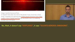 Matt Landman airplanes offset a third of global warming debunked