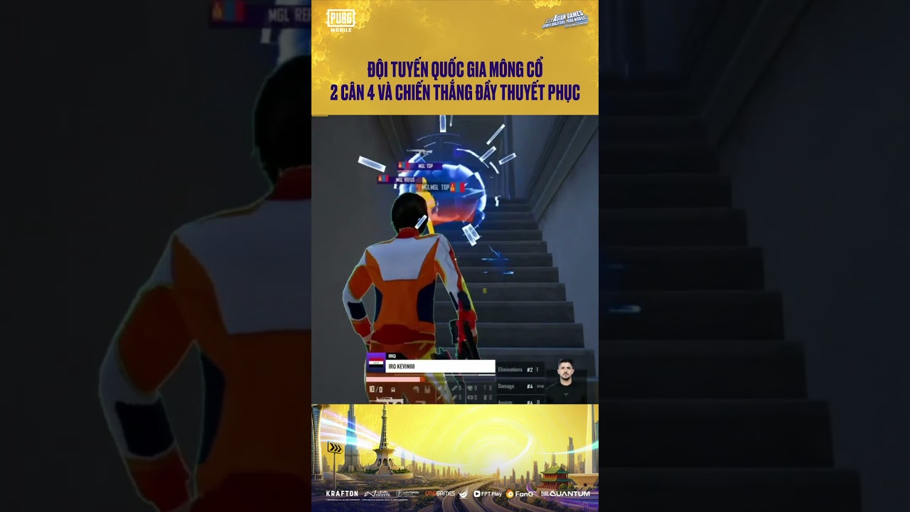 DTQG Mông Cổ và xử lí 2 cân 4 đầy đẳng cấp  #pubgmobilevietnam #asiangamesqualifiers2026