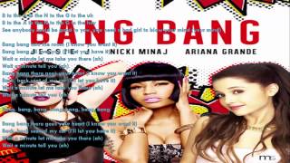 Jessie J ft Ariana Grande & Nicki Minaj   Bang Bang LYRICS