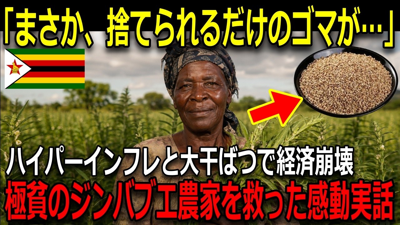 【海外の反応】ハイパーインフレと大干ばつで極貧のジンバブエを黄金の種で救った日本人の奇跡の農業