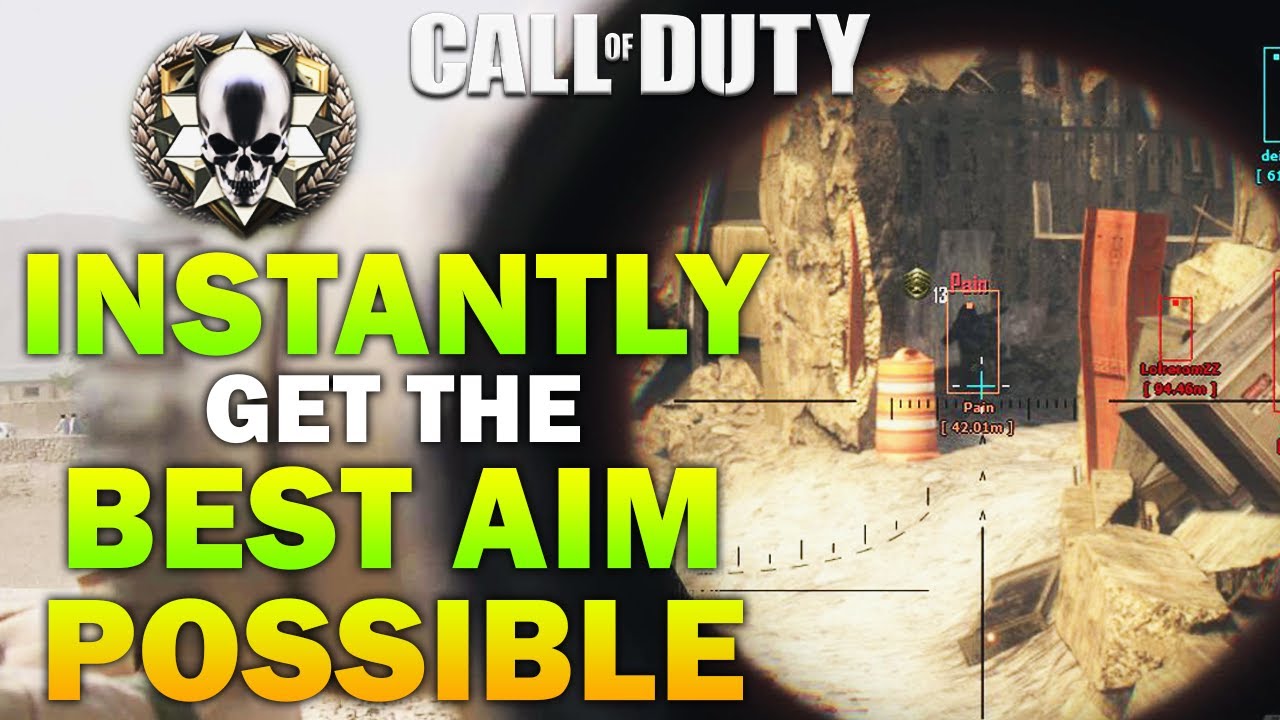 How To Aim Better - 100% Accuracy In Call of Duty Best Aiming Tips (COD IW  Aimbot Tips & Tricks) - 