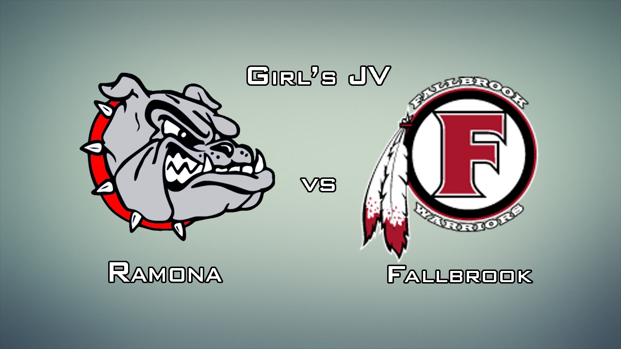 Ramona (1) vs (4) Fallbrook Girl's JV High School Soccer Highlights