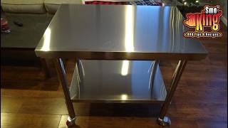 The Perfect BBQ Accessory-The Vevor Stainless Steel Table