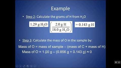 How to Perform Combustion Analysis or Elemental Analysis (Chapter 3 part 8)