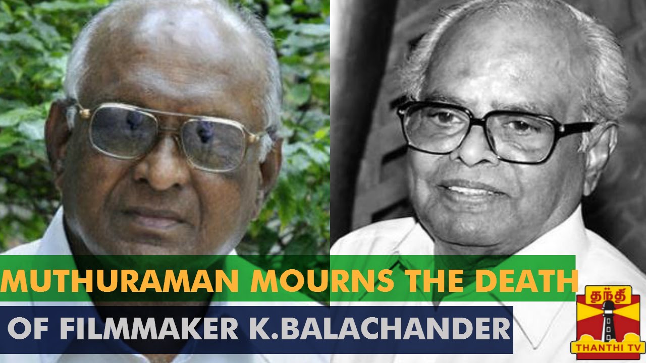 SP Muthuraman Mourns the Death of Veteran Filmmaker K.Balachander - Thanthi TV