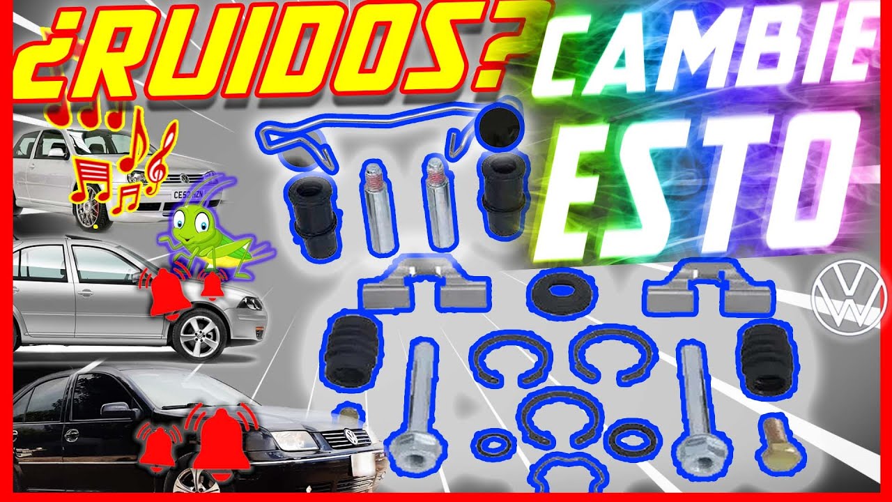 SOLUCIÓN RUIDO en los FRENOS Jetta a4, Clasico, Golf COMO CAMBIAR