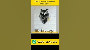 CNC Laser Cut Wall Decor #cnc #lasercutting #interiordesign