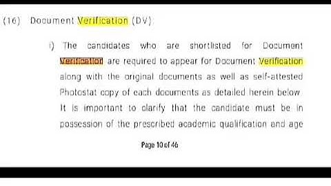 JKSSB Class-IV Document Verification | What Documents are important for documents Verification