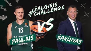 #ZalgirisChallenge: Paulius Jankunas vs Sarunas Jasikevicius