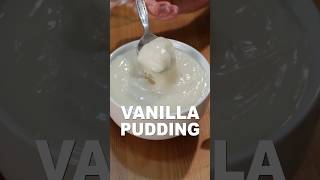 Easy Homemade Vanilla Pudding Recipe #shorts