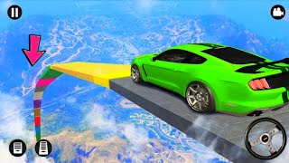 US Muscle Car Mega Ramp Impossible Stunts - Car Stunts Simulator - Android Gameplay. screenshot 3