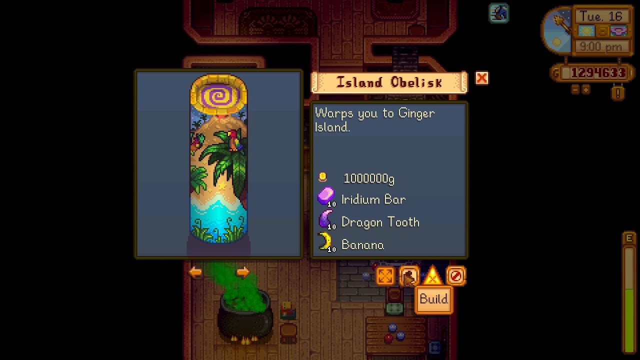 Stardew Valley 92 Horse Flute and Island Obelisk YouTube