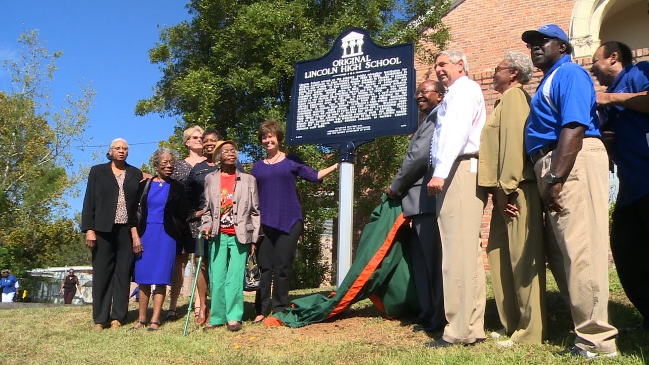 Lincoln High School Historic Marker - YouTube