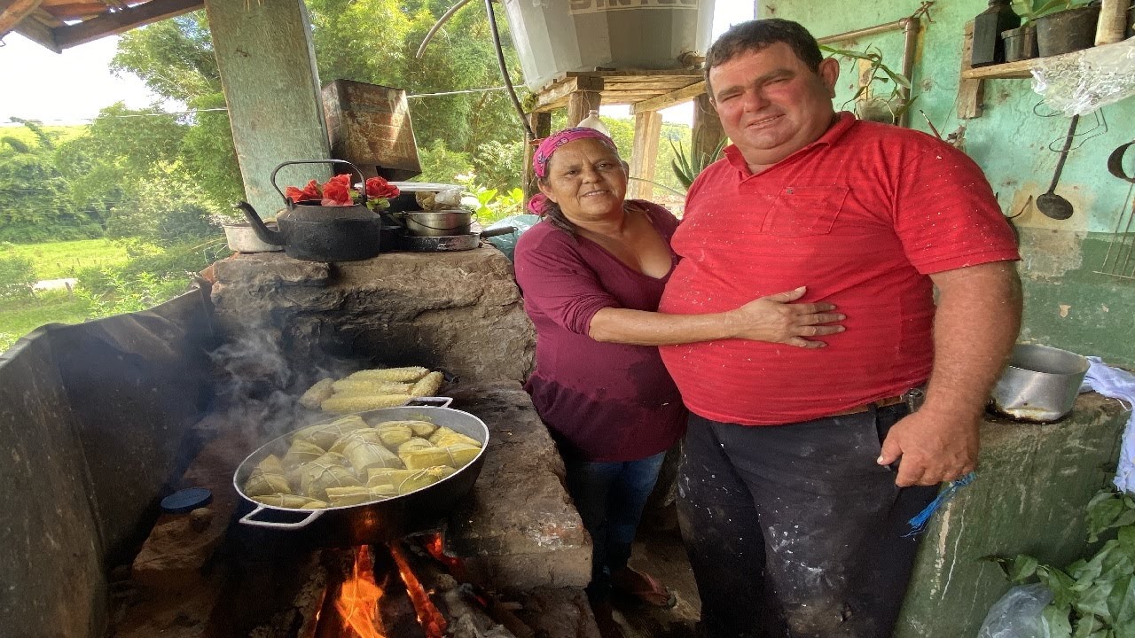 PAMONHA NA ROÇA DA MADALENA E DO VALTER