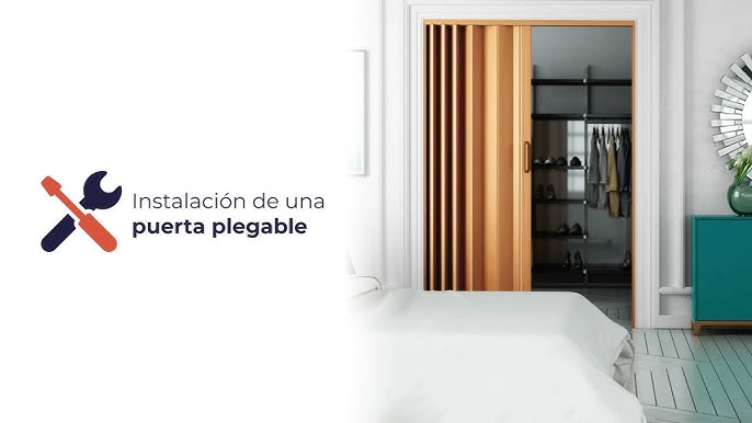 Puertas plegables en PVC 