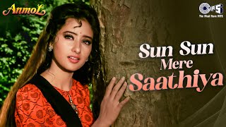 Sun Sun Mere Saathiya | Anmol | Manisha Koirala | Lata Mangeshkar | 90s Hindi Songs