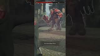 Hogsmeade troll fight. #gaming #hogwartslegacy #gaming