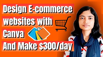 Make $300/Day with Your Own E-Commerce Website using Canva | Step-by-Step Guide #canvatutorial