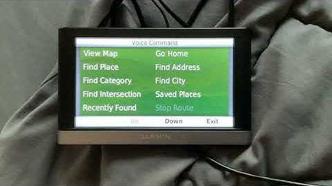 Garmin Nüvi 2597LMT Voice Command￼