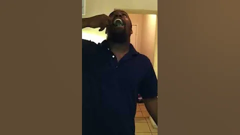 Me doing the cinnamon challenge lol