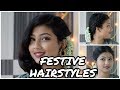 3 EASY FESTIVE HAIRSTYLES FOR SHORT HAIR | missmatch