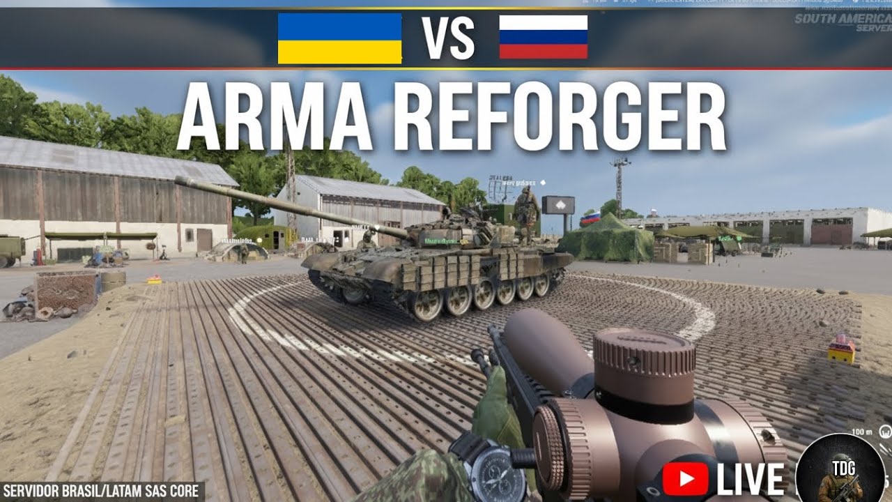 ARMA REFORGER | BRASIL  LATAM | NATO vs RUSSIA | GAMEPLAY DA NIGTH