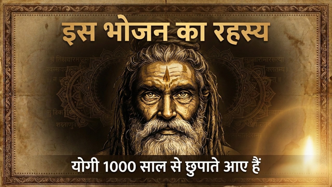 योगियों के पास भोजन का ऐसा रहस्य है, जो जीवन बदल देता है।