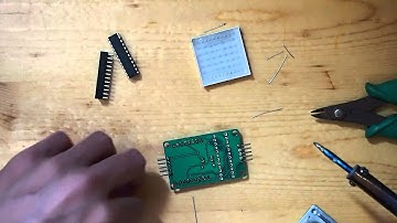 Making of SPI 8x8 LED Matrix board, with MAX7219