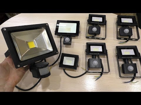 Видео: Безжични прожектори: със слънчева енергия и акумулаторна, със и без сензор за движение, LED външни прожектори