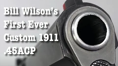 First Colt 1911 Pistol Customized by Bill Wilson for a Freind to shoot in IPSC & IDPA Competition