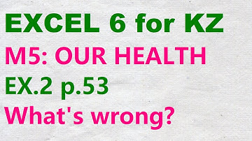 EXCEL 6 for Kaz M5  ex.2 p.53  What