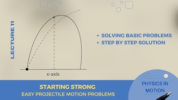 Kinematics L-11: Easy Projectile Motion Problems Solved! (Range, Height, Time of Flight Formulas)