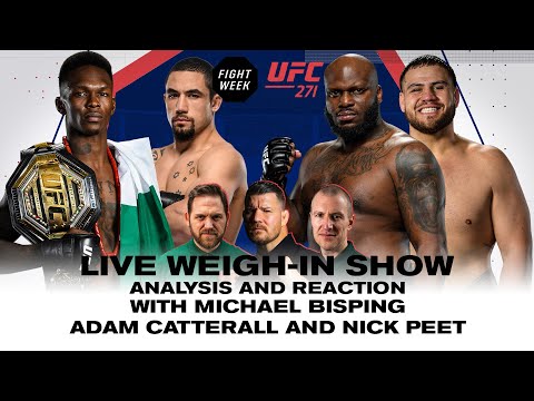 UFC 271 Live Weigh-In Show | Adesanya v Whittaker II | Fight Week with Michael Bisping