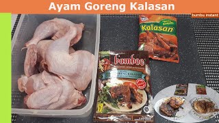 Resep AYAM GORENG LENGKUAS & Sambal Bawang [Bisa Frozen Food]. 